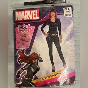 Marvel Black Widow Costume - Black and Gold